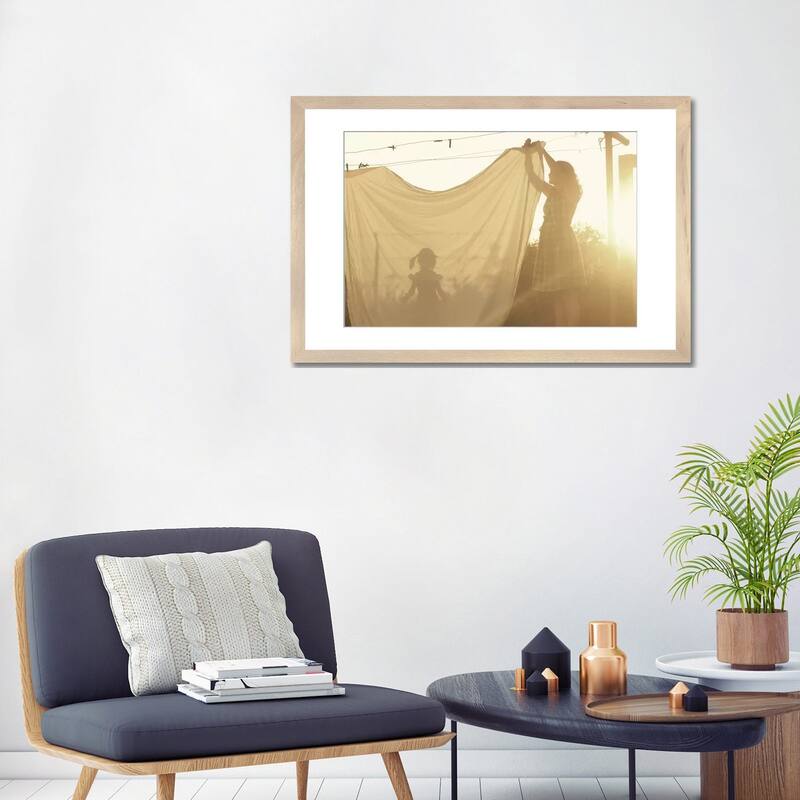 iCanvas "Autumn Shadow Clothesline" by Mandy Lynne PFA