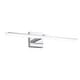 preview thumbnail 3 of 12, Dimmable Linear LED Chrome Vanity Wall Sconce 3CCT 17W 24in