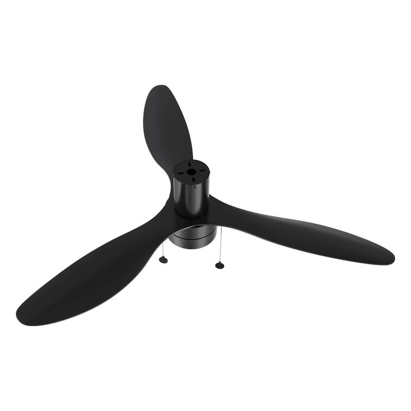 CARRO Nantes 52" 3-Blade Indoor Pull Chain Ceiling Fan with Light - N/A