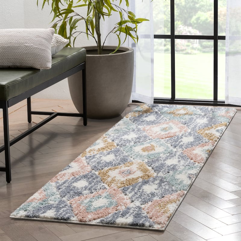 Well Woven Delia Helios Modern Ikat Area Rug