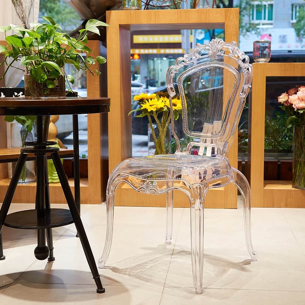 Clear Transparent Dining Side Chair (Set of 2)