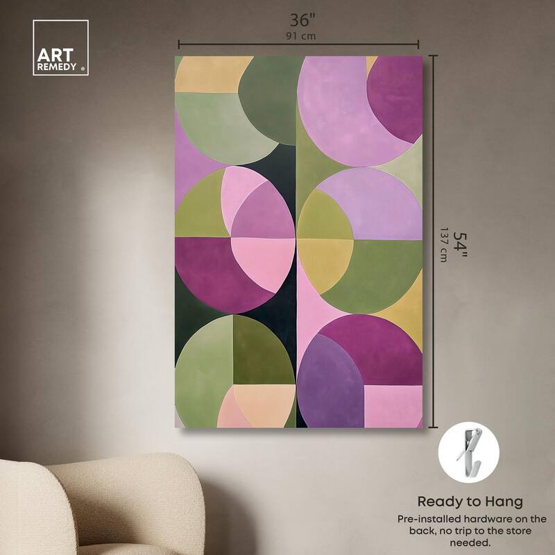 Purpurea II Canvas by Art Remedy, Gallery Wrapped