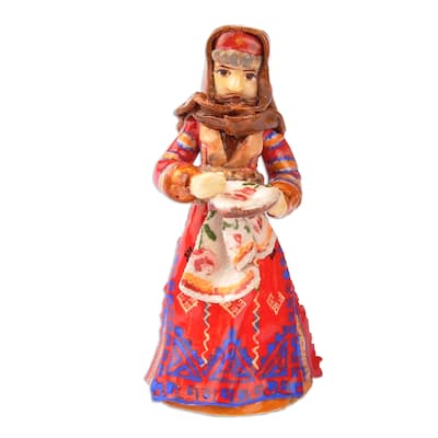 Novica Handmade The Woman From Sebastia Ceramic Figurine