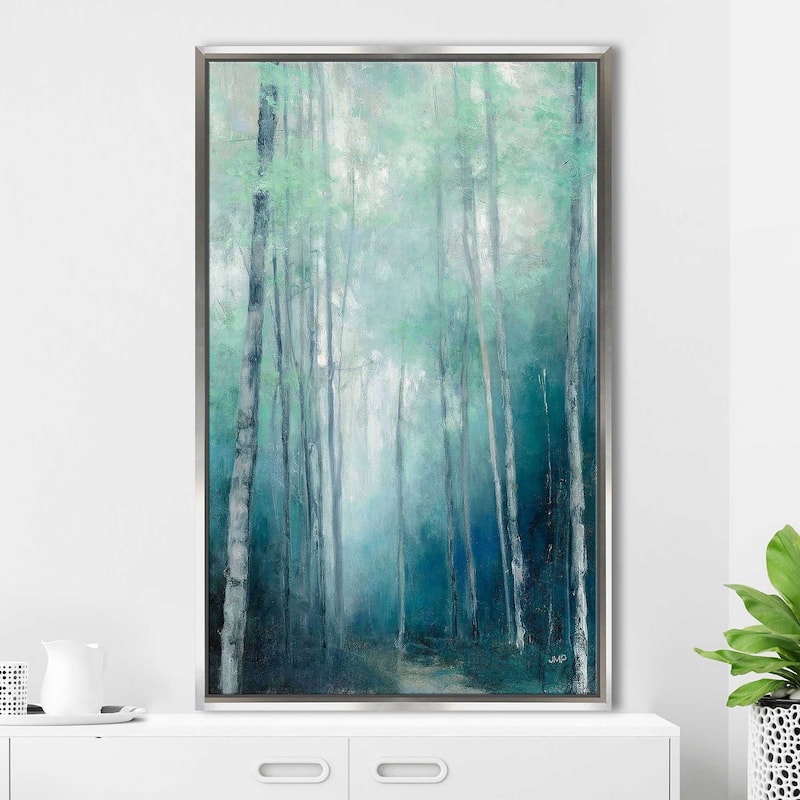 "To the Woods Crop" Print on Floating Canvas