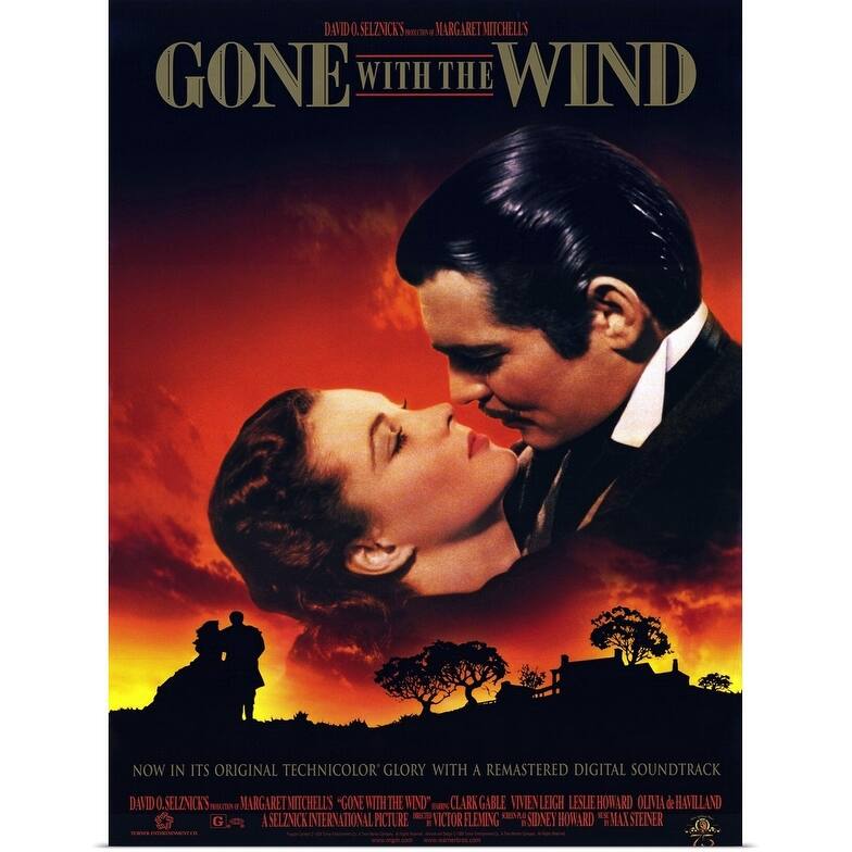 "Gone With The Wind (1939)" Poster Print - Multi