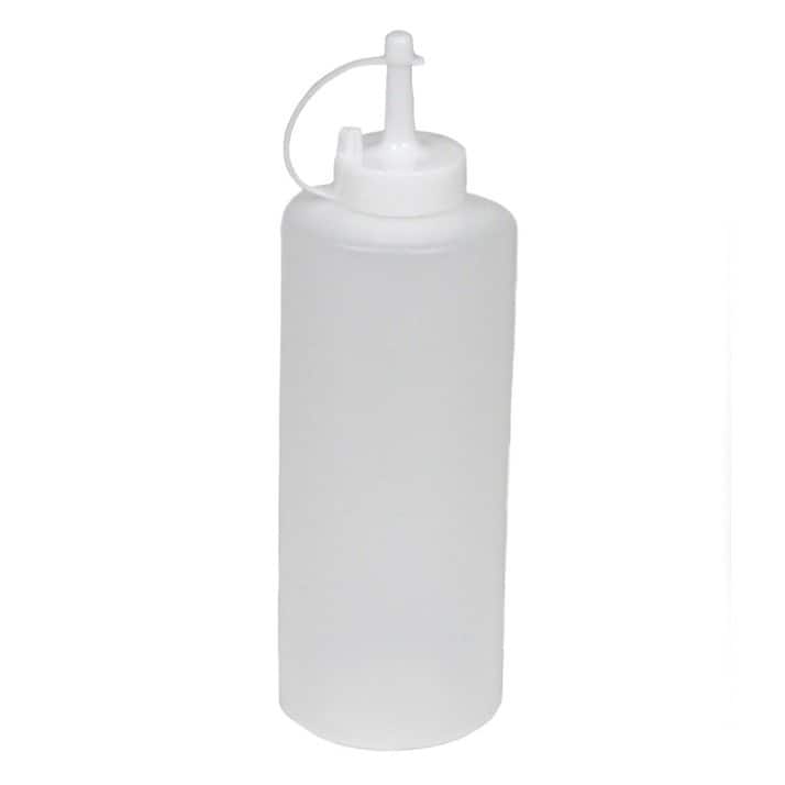 Chef Craft 22oz Squeeze Bottle with Cap Lid - Great for Ketchup, BBQ Sauce and Other Condiments