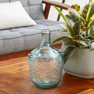 Clear Glass Contemporary Vase 29 x 11 x 11 - 11 x