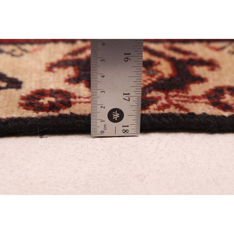 ECARPETGALLERY Hand-knotted Andelz Dark Copper Wool Rug - 3'2 x 9'7