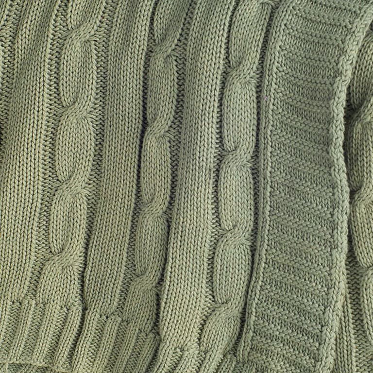 Rizzy Home Cable Knit Sweater Throw
