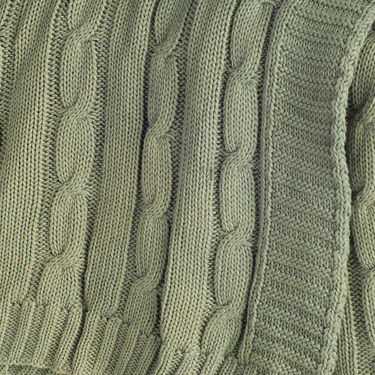 Rizzy Home Cable Knit Sweater Throw