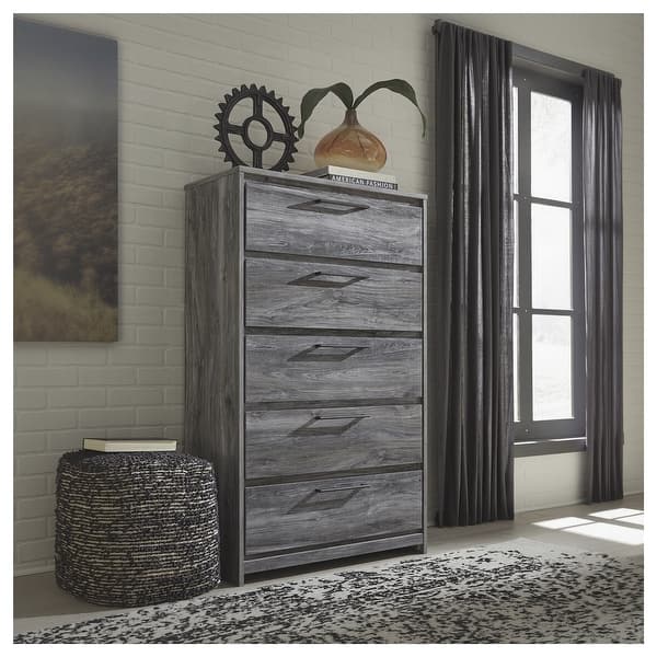slide 2 of 20, Signature Design by Ashley Baystorm Gray Dresser Light Gray