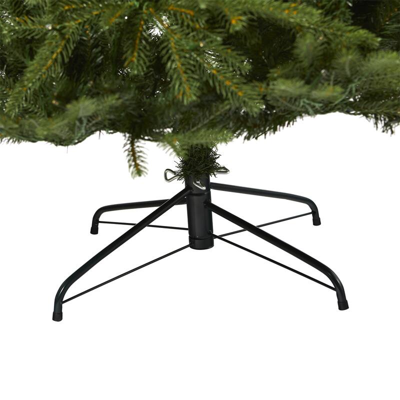 8ft. Fir Look Artificial Christmas Tree with 700 Clear LED Lights and 3470 Branches - Grand Holiday X-Mas Showstopper