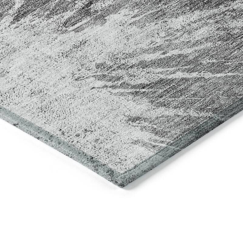 HomeRoots Abstract Transitional Rectangle Outdoor Rug