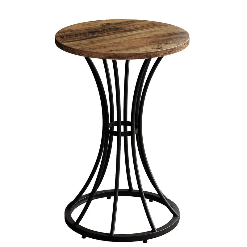 High Top Bar Table, Cocktail Pub Stand, Living Room Coffee Kitchen Party Accent Pub Table