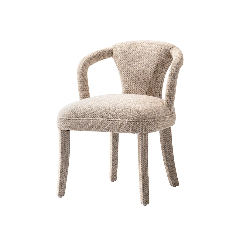 Manhattan Comfort Modern Palmer Tweed Dining Armchair