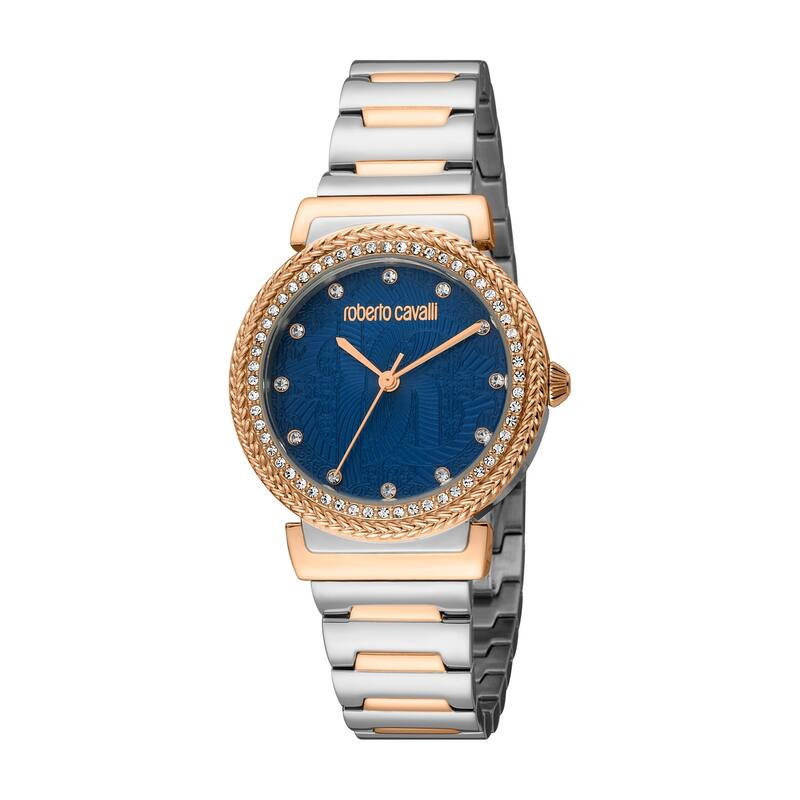 Roberto Cavalli Women RC5L039M0115 Quartz Watch - Two-Tone