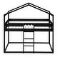 preview thumbnail 19 of 26, Twin over Twin Pine Bunk Bed with Tent