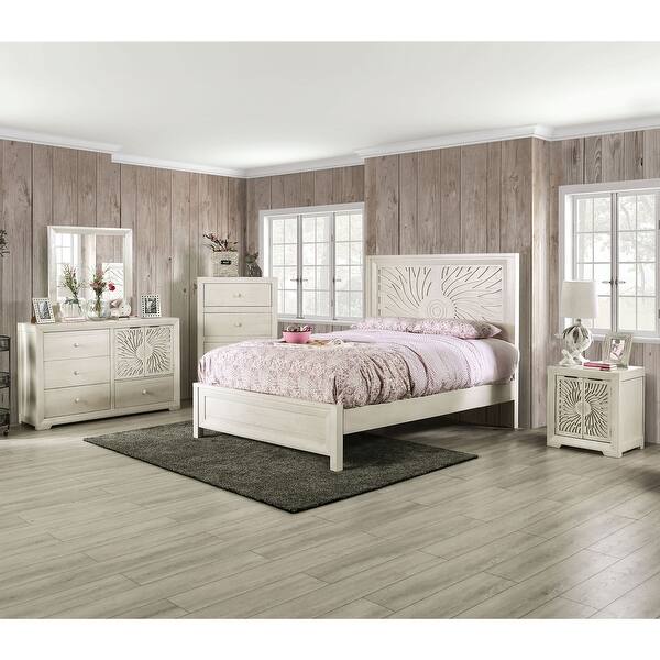 Toddlee Bohemian Ivory 2-piece 4-Drawer Dresser and Mirror Set by Furniture of America - Bed Bath & Beyond - 35800409 Toddlee Bohemian Ivory 2-piece 4-Drawer Dresser and Mirror Set by Furniture of America - Bed Bath & Beyond - 35800409