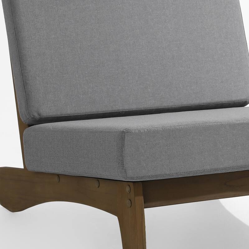 Casual Teak Wood 5-Piece Outdoor Patio Conversation Set