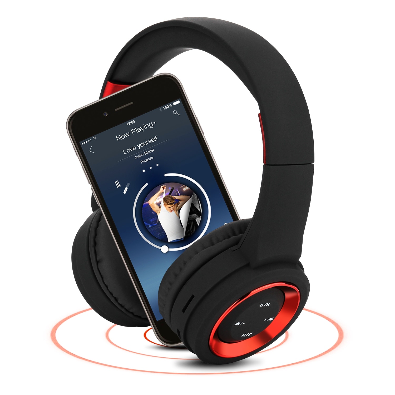 Mpow Wireless Bluetooth Headphones Foldable Stereo Earphones Super Bass Headset