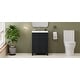 preview thumbnail 60 of 161, GDFStudio - Elysia Wood Bathroom Vanity with Ceramic Sink & Storage Cabinet Organizer