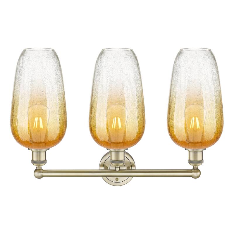Innovations Lighting Endless Possibilities Edison - Brookhaven Flute - 3 Light 25" Bath Vanity Light