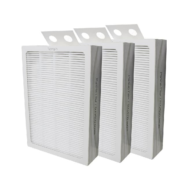 Filter-Monster True HEPA Replacement for Blueair 500/600 Series Particle Filter, 3 Pack - White