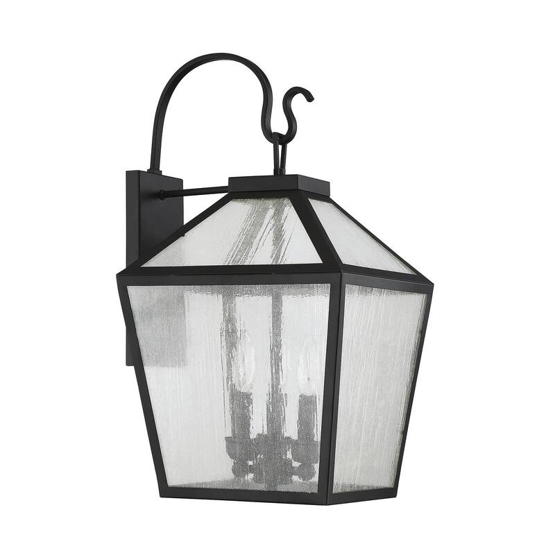 Savoy House Woodstock 3 Light 24" Tall Outdoor Wall Sconce with a
