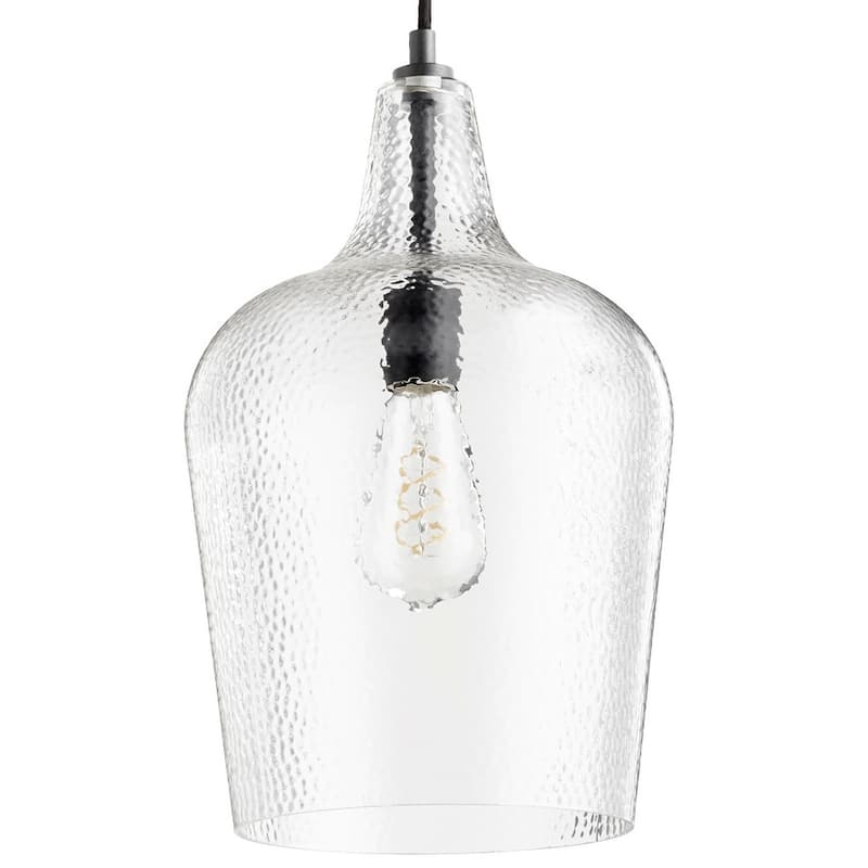 Quorum International 10" Wide Mini Pendant - Noir
