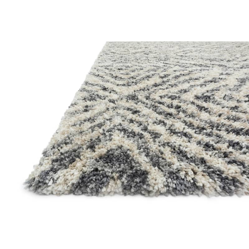 Alexander Home Geometric Moroccan Shag Area Rug