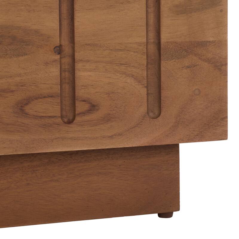 SAFAVIEH Couture Kaylissa Travertine Top 2-Drawer Nightstand