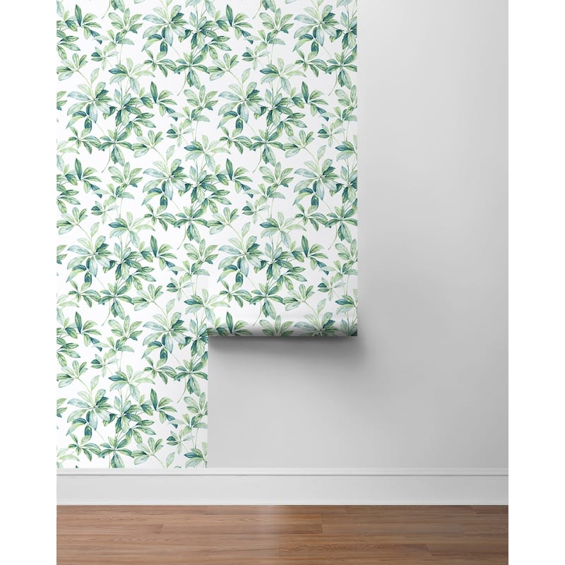 NextWall Leaf Trail Peel and Stick Wallpaper