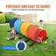 preview thumbnail 5 of 5, VEVOR Kids Play Tunnel Tent for Toddlers, Collapsible Gift for Boy and Girl Play Tunnel Indoor , Multicolor - 1paragraphs