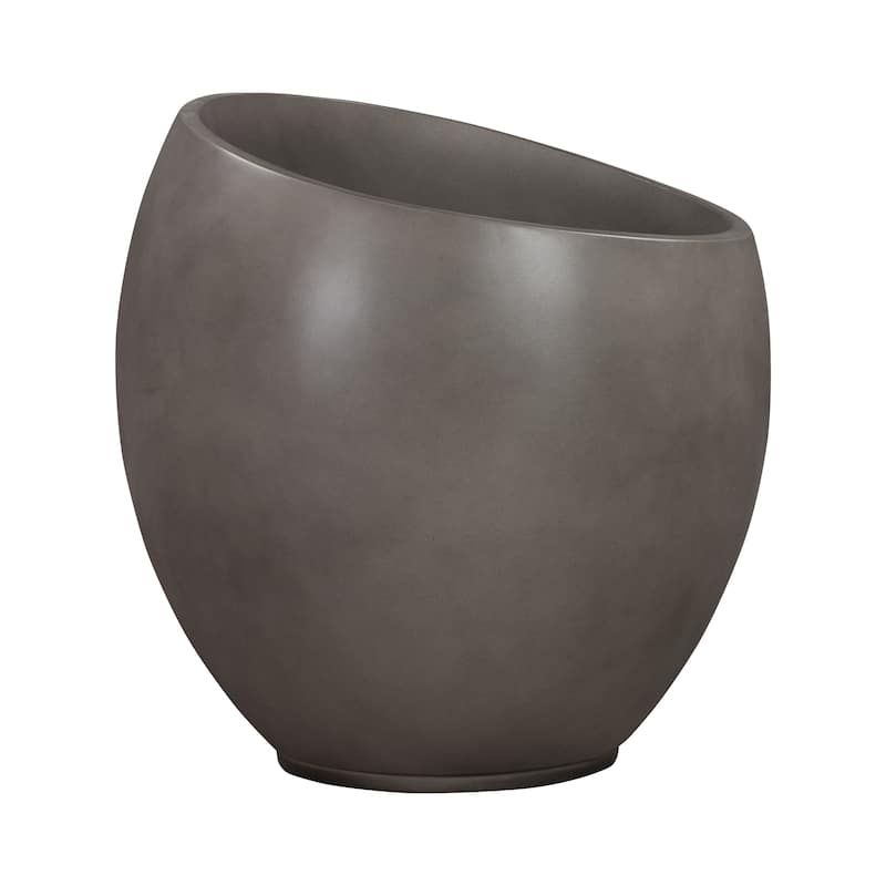 Moonstone Modern Indoor Outdoor Lightweight Concrete Planter