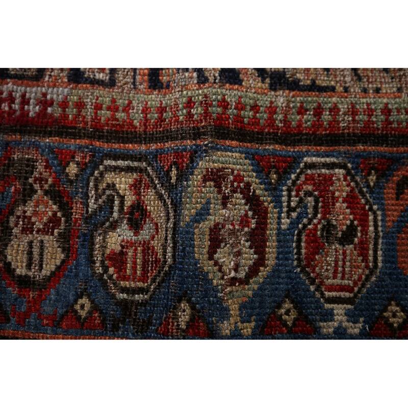 Vegetable Dye Kazak Accent Rug Hand-Knotted Wool Carpet - 2'8" x 4'11"