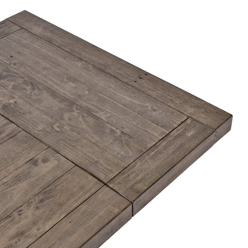 Kasey Reclaimed Pine Extension 84"-114" Dining Table by Kosas Home