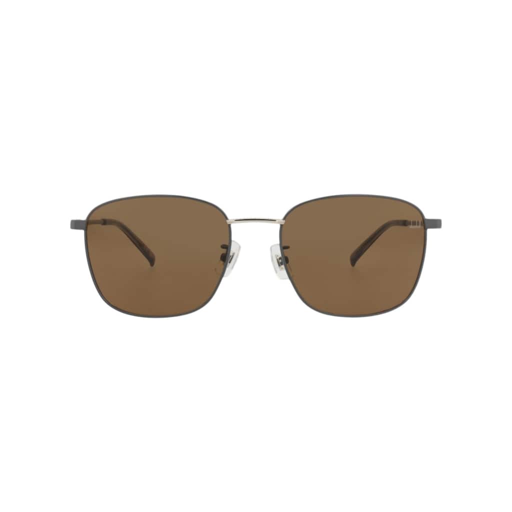 Dunhill Square-Frame Metal Sunglasses