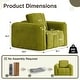 preview thumbnail 48 of 63, Cloud Sofa Corduroy Deep Seat Couch Oversized Compression Loveseat Sofa