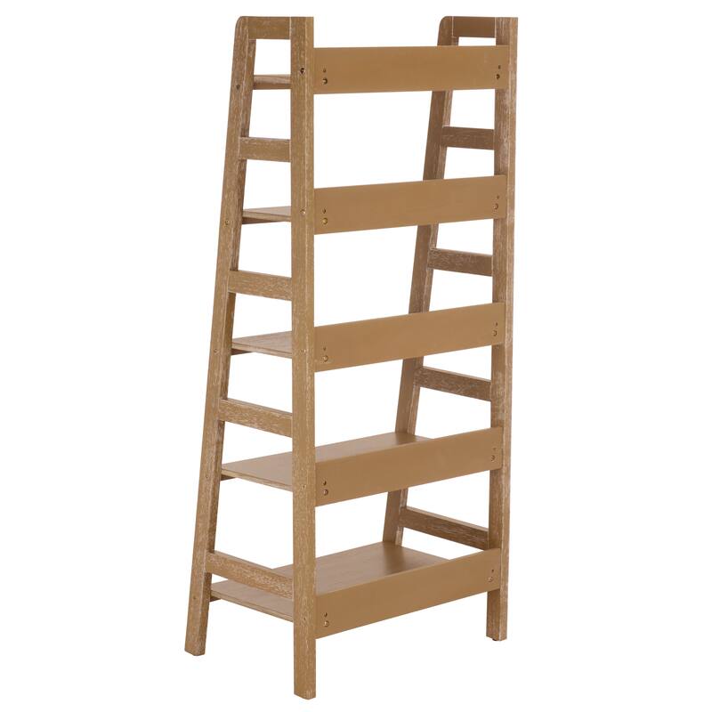 SEI Furniture Amanda 5-Tier Bookcase - 25"W x 21"D x 66"H