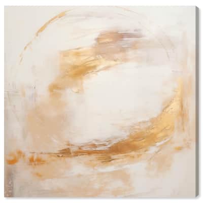 Golden Orb I Canvas by Art Remedy, Gallery Wrapped