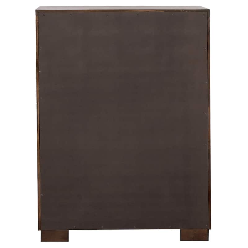 Jessica Bedroom Set With Bookcase Headboard Cappuccino