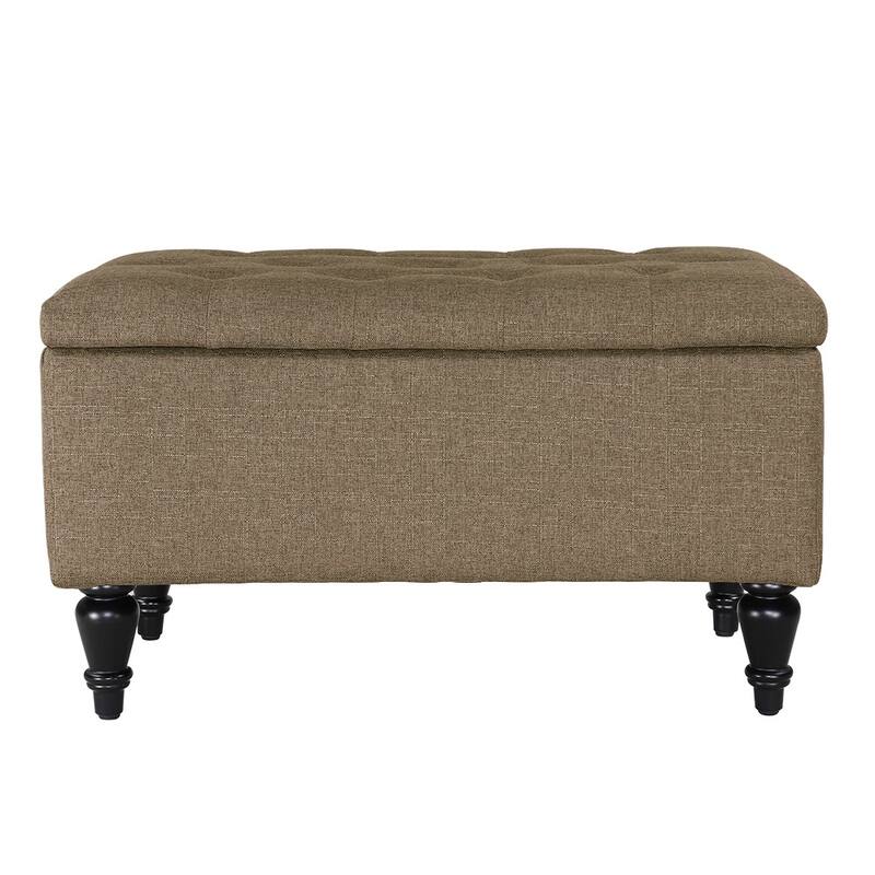 Maypex 29" Fabric Upholstered Tufted Storage Bench