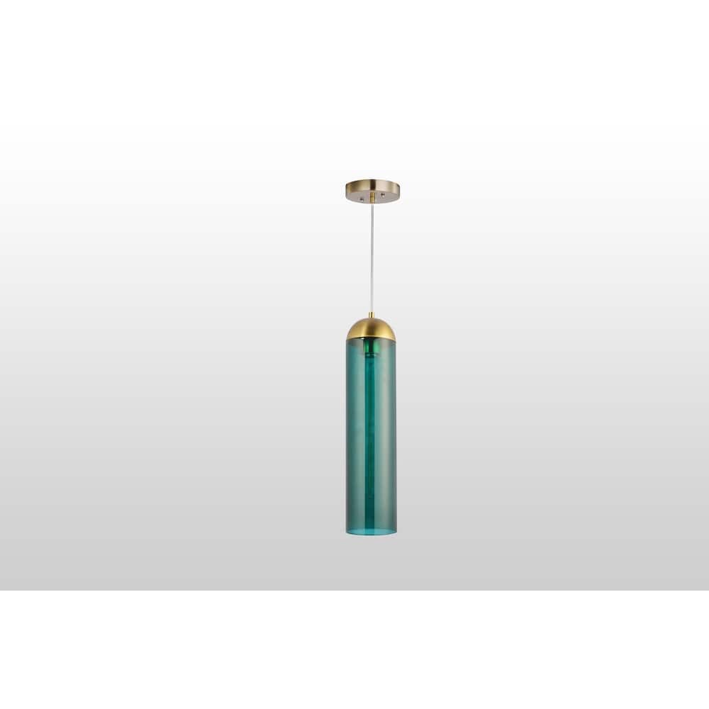 Hydra 1 - Light Single Cylinder Glass Pendant Light