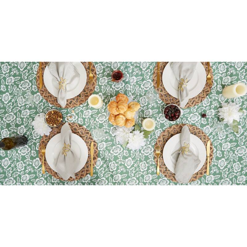 DII Garden Floral Print Outdoor Tablecloths