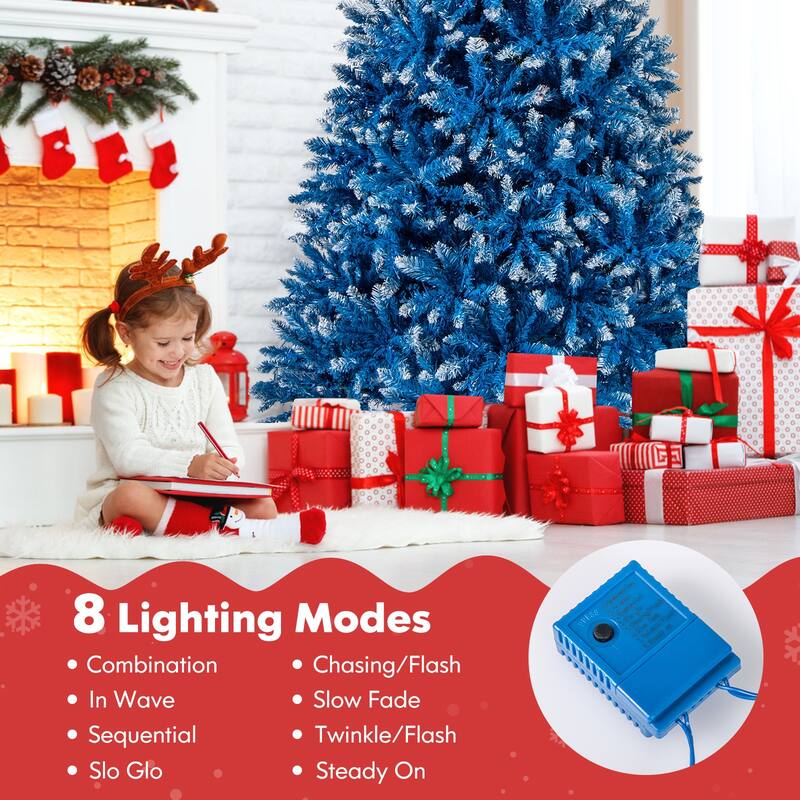 Costway 6/7/8/9 FT Artificial Christmas Tree, with 270/340/420/520 - See Details