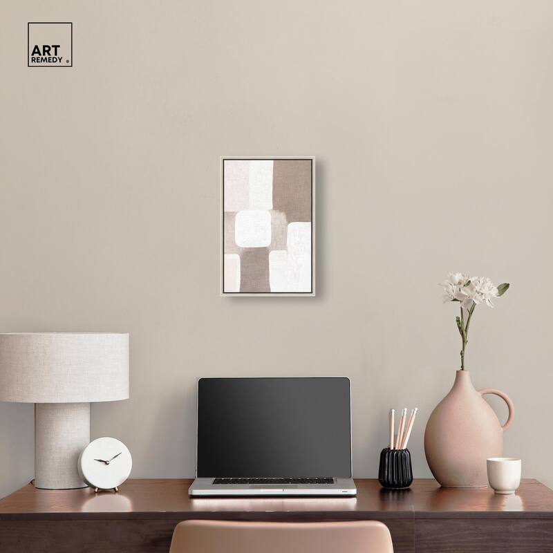 Stucco Squares I Canvas by Art Remedy