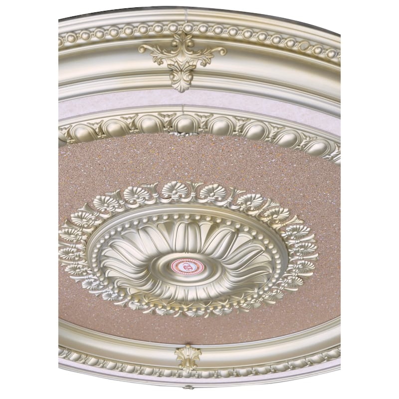Cherub Sky Round Chandelier Ceiling Medallion 47