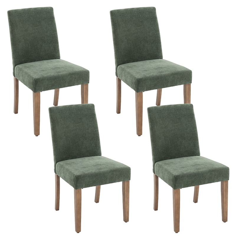 Upholstered Dining Chairs Set of 4, Armless Kitchen Chairs