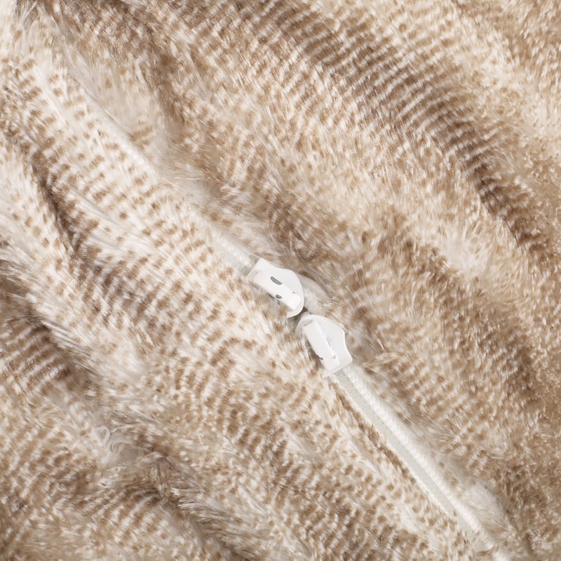 5 Foot Rounded Faux Fur Bean Bag