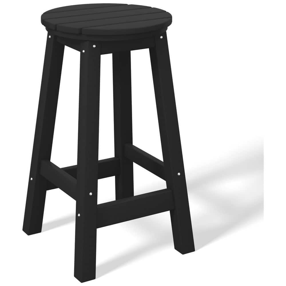 Laguna Hdpe All Weather Outdoor Patio 24" Round Counter Stool